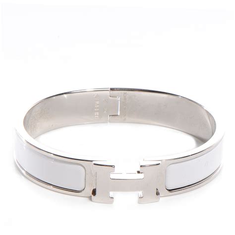 hermes bangle white